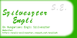 szilveszter engli business card